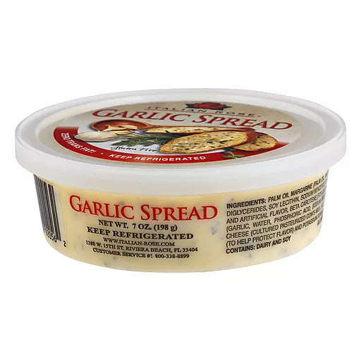 Italian Rose Garlic Spread G/Free 7 oz