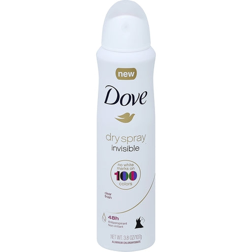 Dove Deo Dry Spray Clear Finish 3.8oz