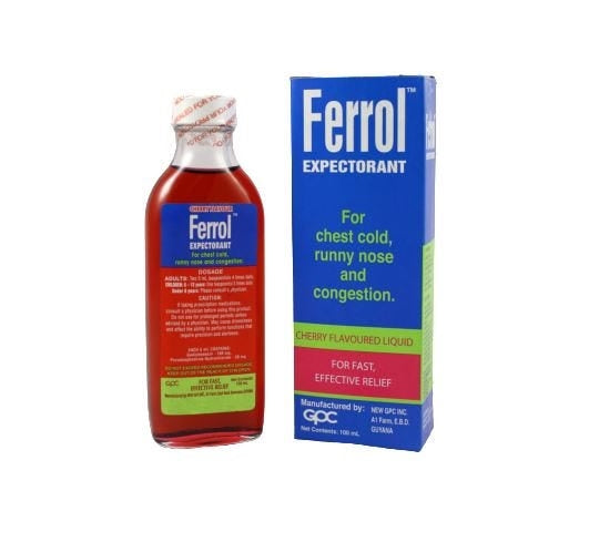 Ferrol Liquid Expectorant Cherry 100 ml