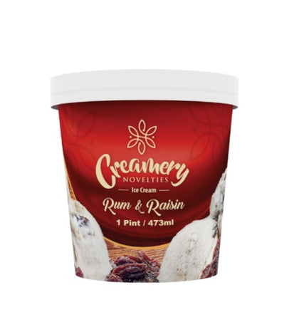 Creamery Ice Cream Rum & Raisin