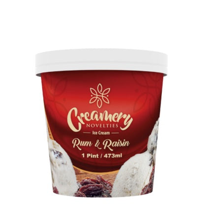Creamery Ice Cream Rum & Raisin