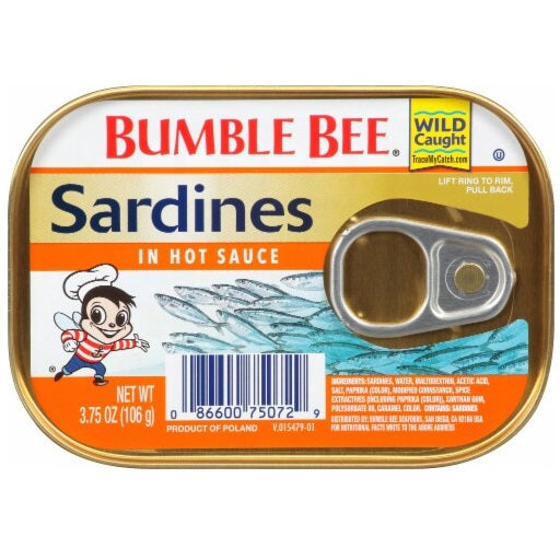 Bumble Bee Sardines in Hot Sce EZO 106g