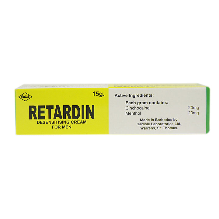 Retardin Cream Desensitising 15g