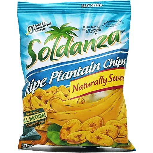 Soldanza Chips Ripe Plantain Nat Swt 45g