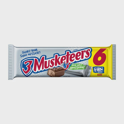 3MUSKETEERS 6 Bar Pack Fun Size 2.93OZ 83.1G