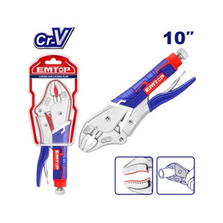 EMTOP Pliers Mole Grip 10" ELPRCJ1012