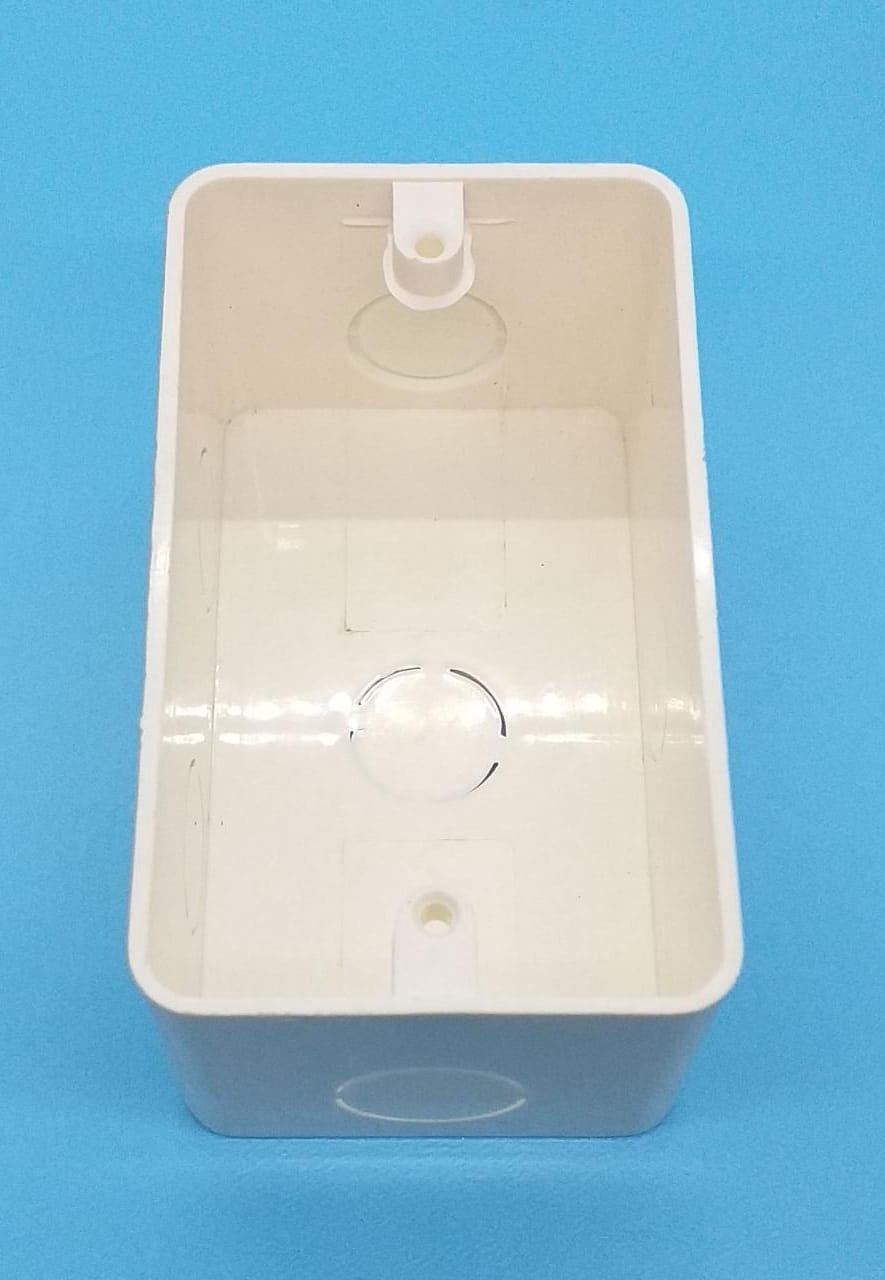Base Plastic 2" X 4" Off White Ch