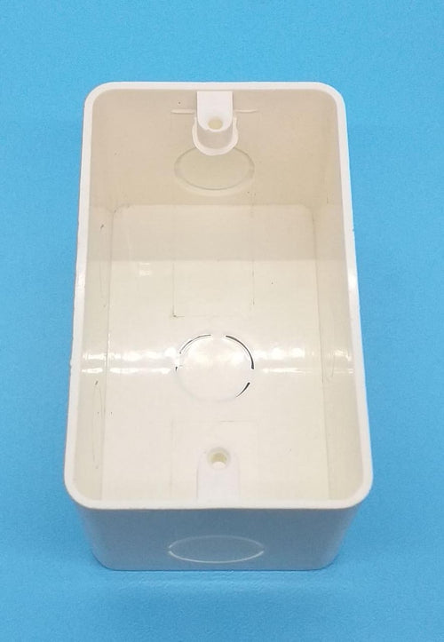 Base Plastic 2" X 4" Off White Ch
