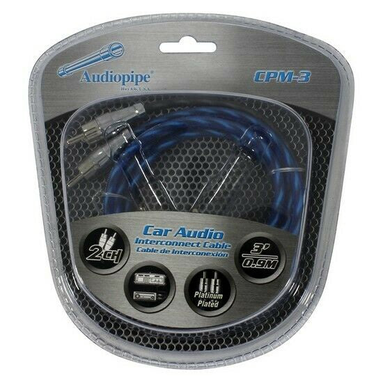 AUDIO PIPE Lead 2 Rca M - 2 Rca M 3' CPM-3