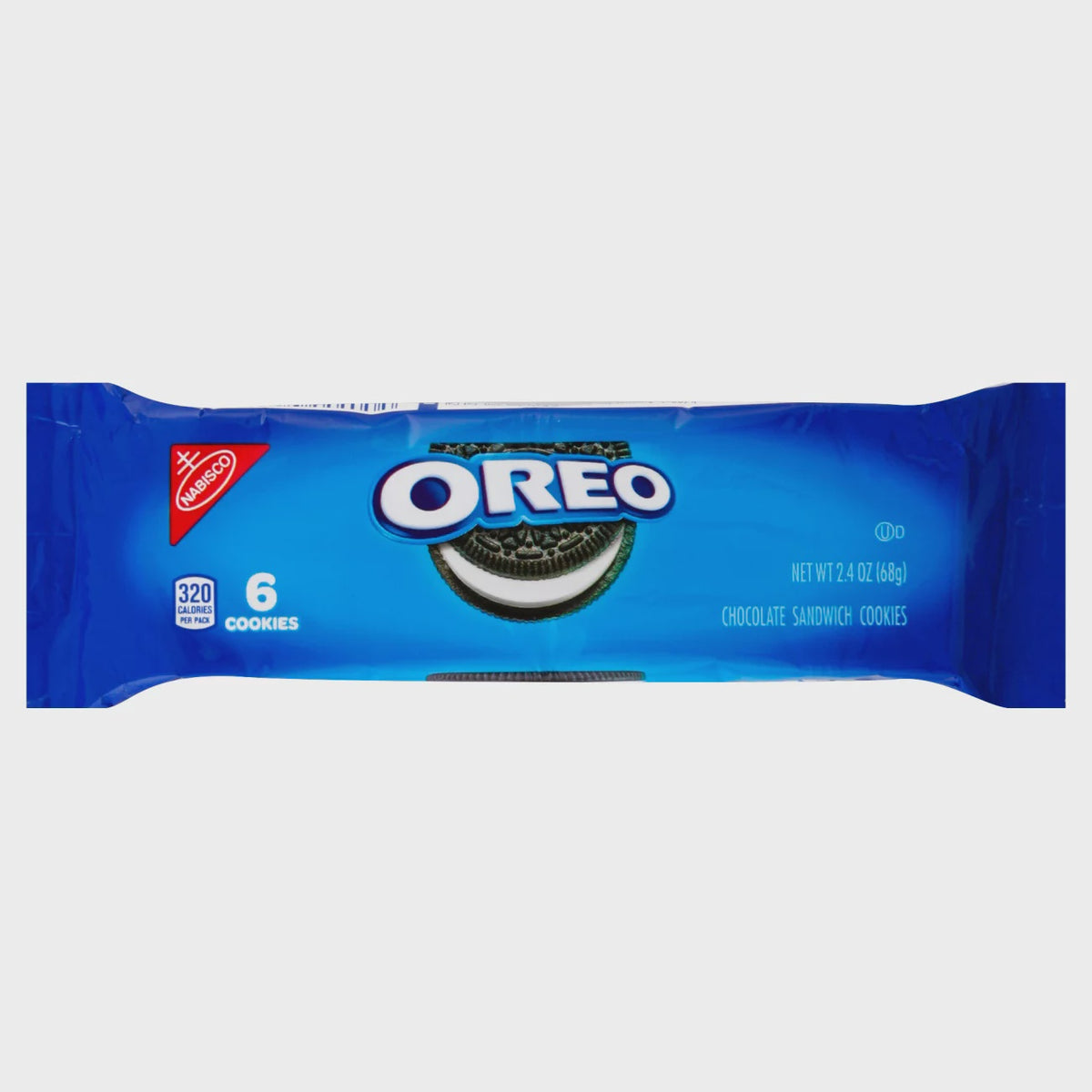 NABISCO Oreo Sandwich Cookies Single Serve 6-COOKIES 68G