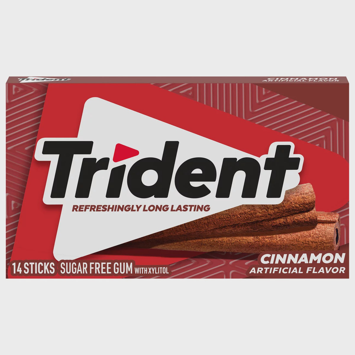 TRIDENT Cinnamon Flavor Gum Sugar Free 14-PIECES