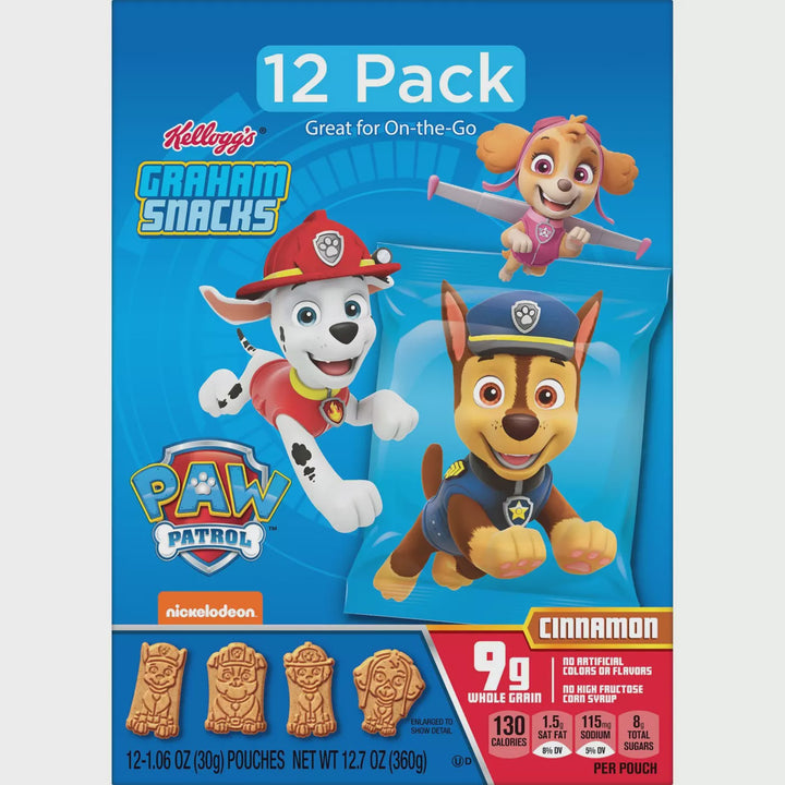 KELLOGG'S Graham Snacks Cinnamon 12PCS 360G