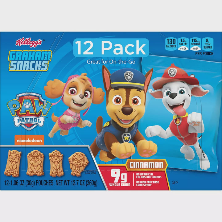KELLOGG'S Graham Snacks Cinnamon 12PCS 360G