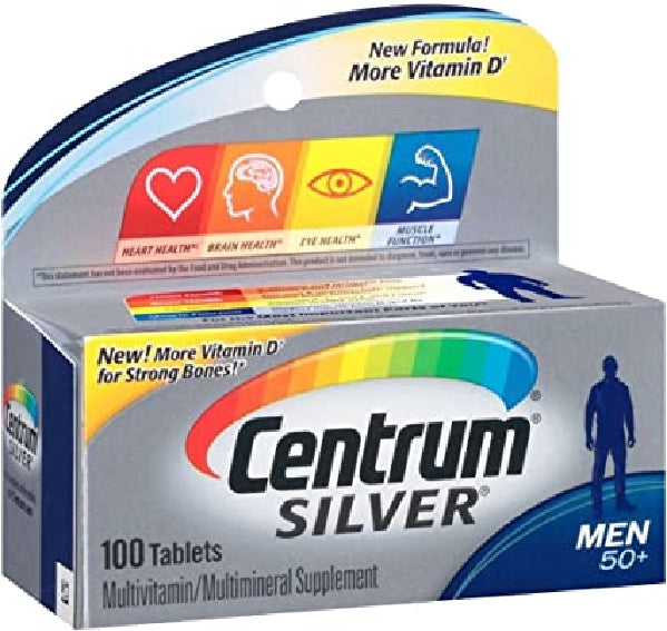Centrum Tablets Silver Men 50+ 100's