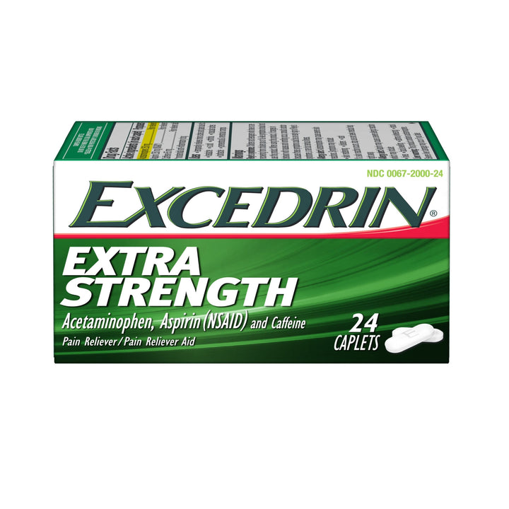 Excedrin Caplets Extra Strength 24's
