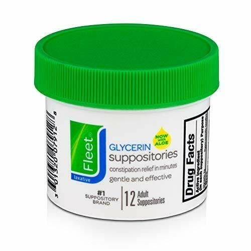 Fleet Glycerine Suppositories 12ct