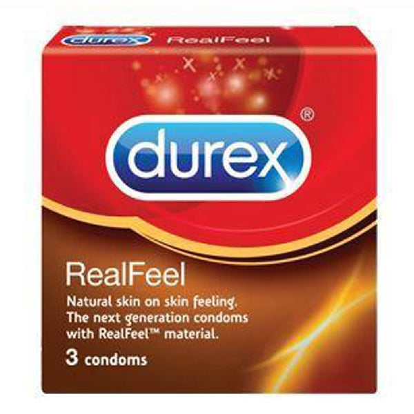 Durex Condoms Real Feel Non Latex 3's