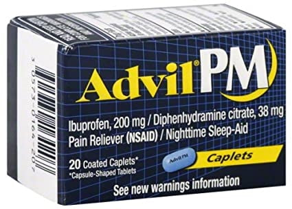 Advil Caplets Pm 200mg 20's