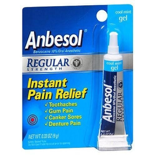 ANBESOL Gel Cool Mint 0.25 oz