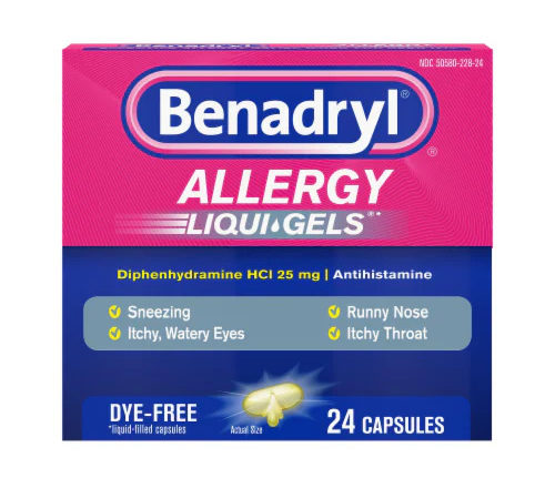 BENADRYL Allergy Liqui-Gels 24's