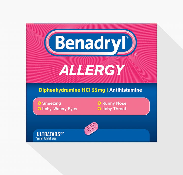 Benadryl Tablets Ultra Allergy 24鈥檚