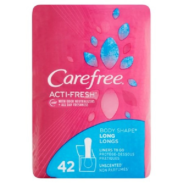 Carefree Pantyliner Body Shape Long 42s