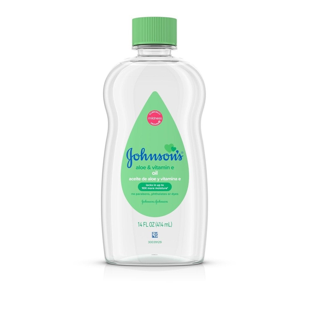 JNJ Baby Oil Aloe and Vitamin E 14oz