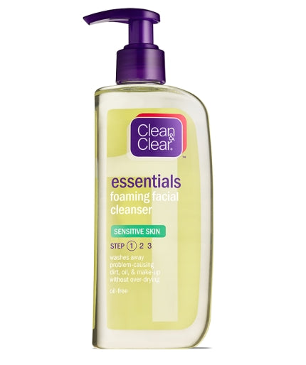 Cln&Clr Foam Facial Cleanser Sens 8z