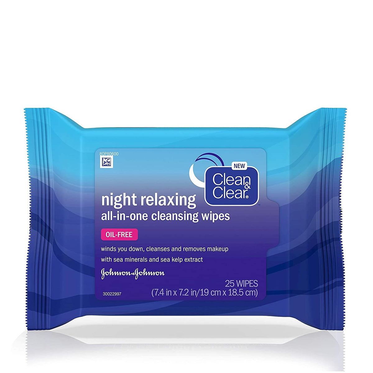 Clean & Clear Facial Cleansing Wipes 25'