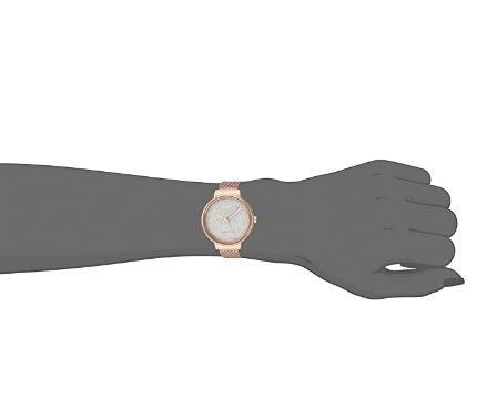NINE WEST Watch Women NW/2396RGRG Mesh