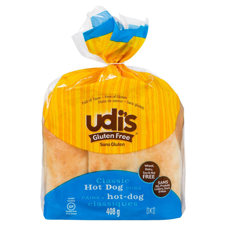 Udi G/Free Hot Dog Buns 366g