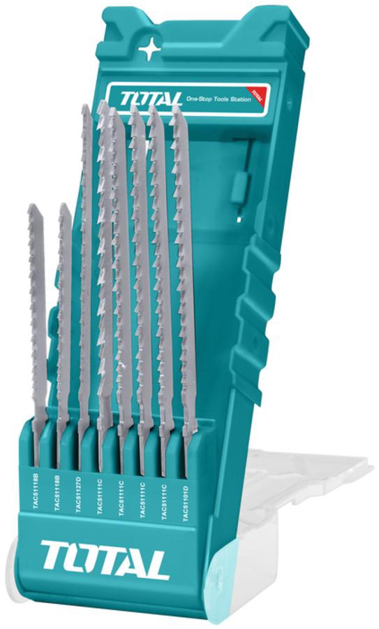 TOTAL Jig Saw Blade Set 8PCS TACSD7386