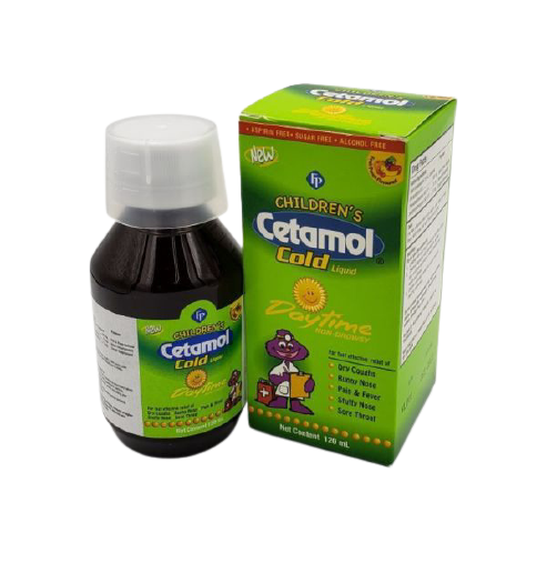 Cetamol Children鈥檚 Cold Liquid Daytime 120ml