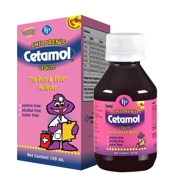 Cetamol Liq Pain & Fever Child 120ml
