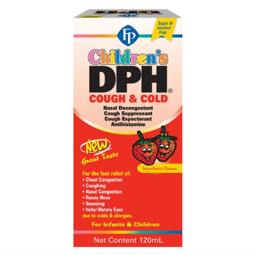 DPH Syrup Decongestant Children's 120ml