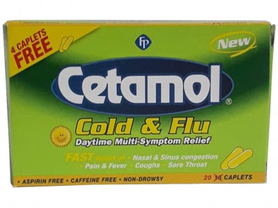 Cetamol Caplets Cold & Flu Daytime 20's
