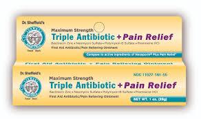 Dr Sheffield Triple Antibiotic +Pain 1oz