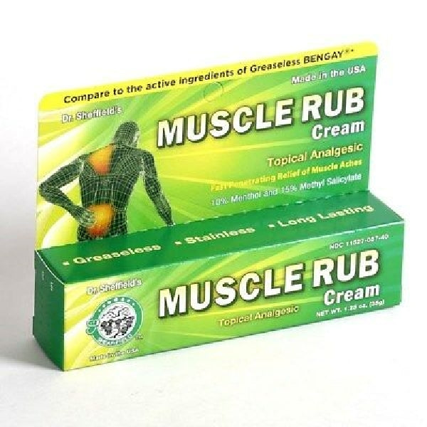 Dr.Sheffield Cream Muscle Rub 1.25oz