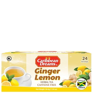 C Dreams Tea Lemon Ginger 24's