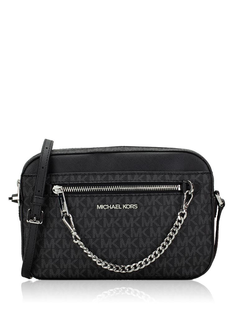 MICHAEL KORS Bag Jet Set Chain Pattern Brown / Black