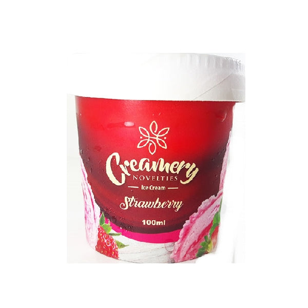Creamery Ice Cream Strawberry Cup 100ml