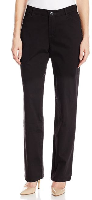 LEE Pants Women Straight Leg Black Medium