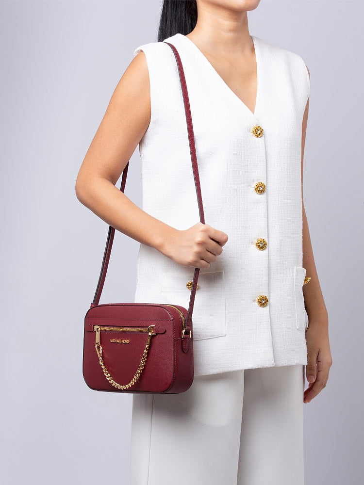 MICHAEL KORS Bag Crossbody Jet Set Cherry Chain