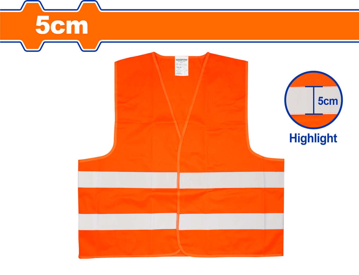 WADFOW Safety Vest WRV2801 Reflection Orange Xl