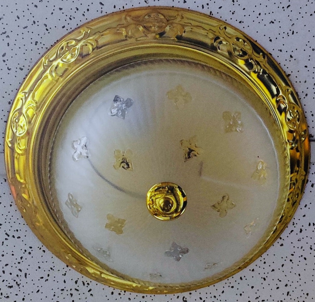 Light Fixture Ceiling 13" Metal Frame