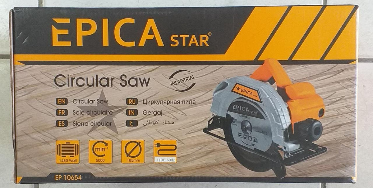 EPICASTAR Saw Circular 7 1/4" EP-10654 110V 1480W