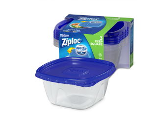 Container Squere Deep 1 Ziploc