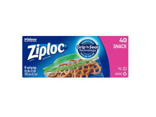 Ziploc Snack Bag 40 ct