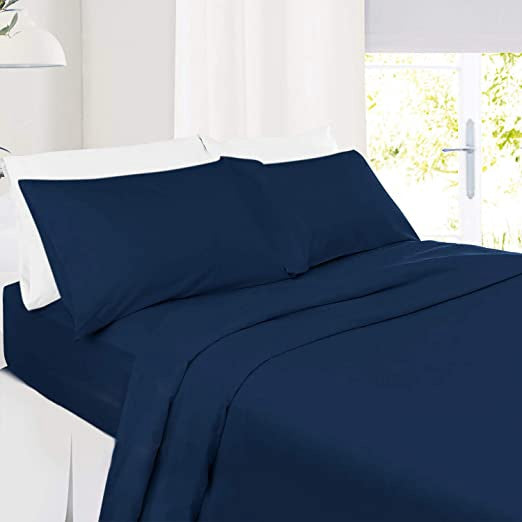 ANNA BELLA Bedsheet Set Queen 1800 Series 4-PIECE