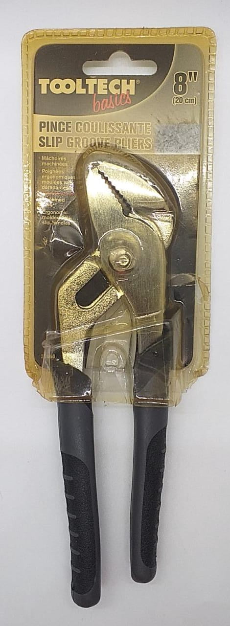 TOOLTECH Pliers Slip Groove 8" Basics 37440
